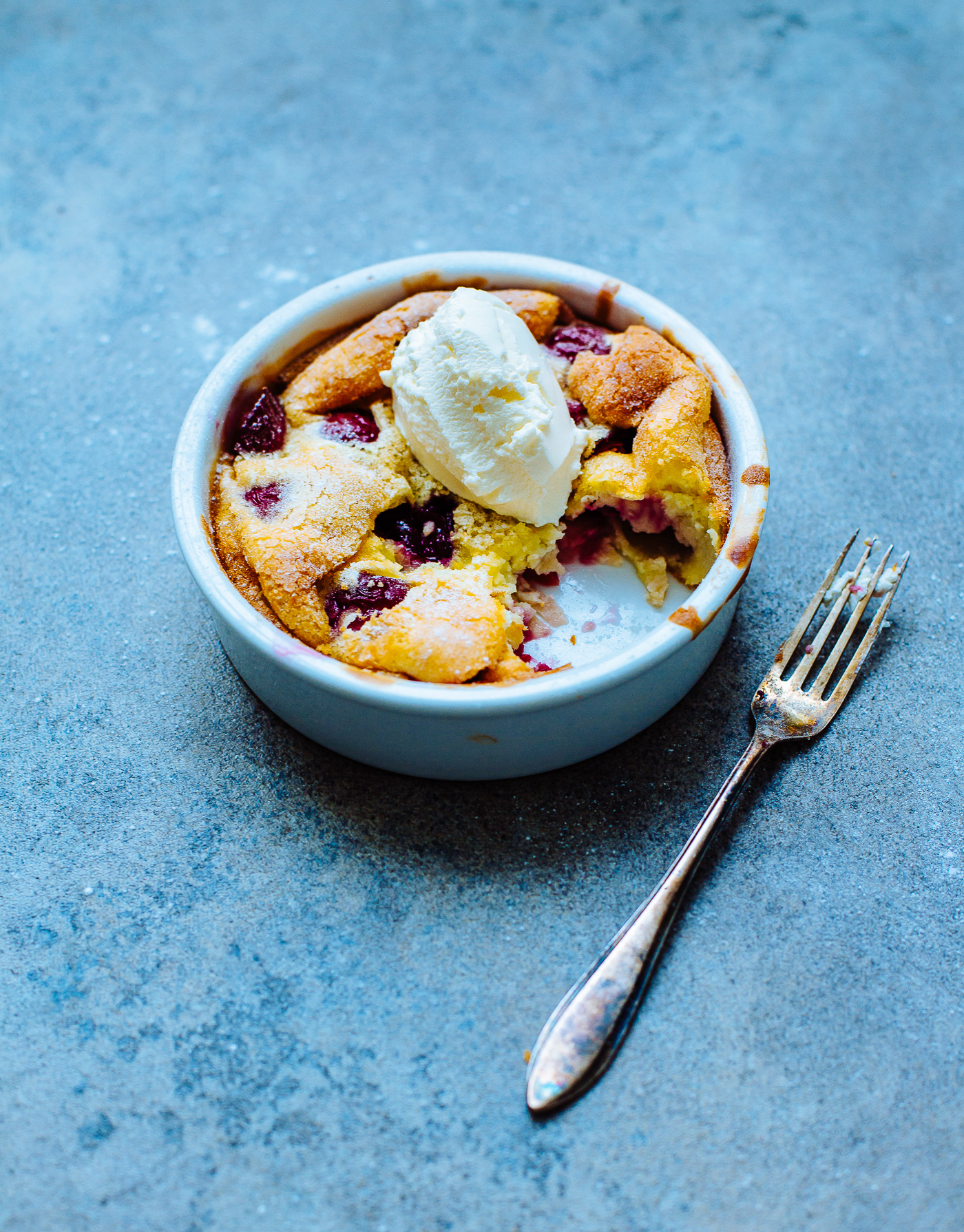 Cherry clafoutis with mascarpone and vanilla | The All-Day Kitchen
